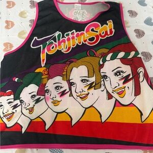 Colorful Tohjinsai Graphic Tank Top anime